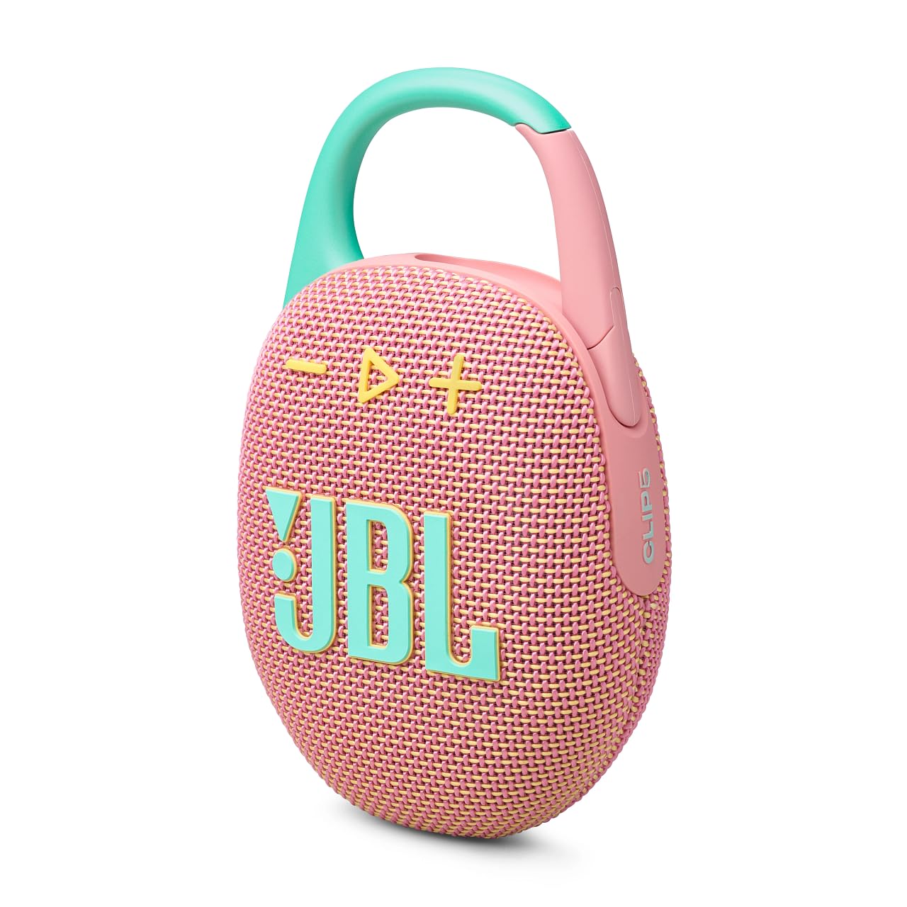 JBL Clip 5, Ultra-Portable Bluetooth Speaker, Built-in Carabiner, JBL Pro Sound, Punchy Bass, 12 Hours Playtime Boost Function, IP67 Water and Dust-Proof, Pink - Image 1