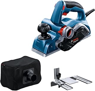 GHO 20-82 handheld planer (power 700 W, can be used on the right or left, with mounting key, longitudinal stop, dust bag) - Image 1