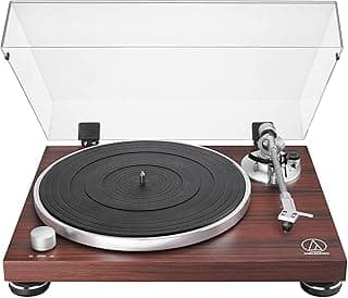 Audio-Technica LPW50BTRW Platine Vinyle Sans Fil à Entraînement par Courroie Palissandre
