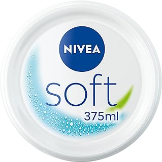 Soft Moisturising Care Cream (1 x 375 ml), Intense Hydration Body Cream, Body Care with Jojoba Oil and Vitamin E - Image 1