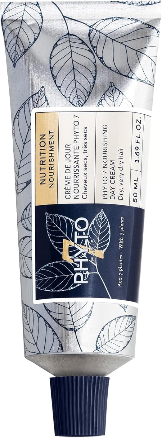 Phyto Nutrition Phyto 7 Nourishing Day Cream 50 ml - Dry Hair - Discipline - Facilitates Styling - Daily Nutrition - No Rinse - 99% Natural Ingredients