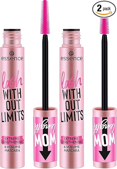 Essence - Lash Without Limits Volume and Lengthening Mascara - 01 Ultra Black (Pack of 2) - Image 1
