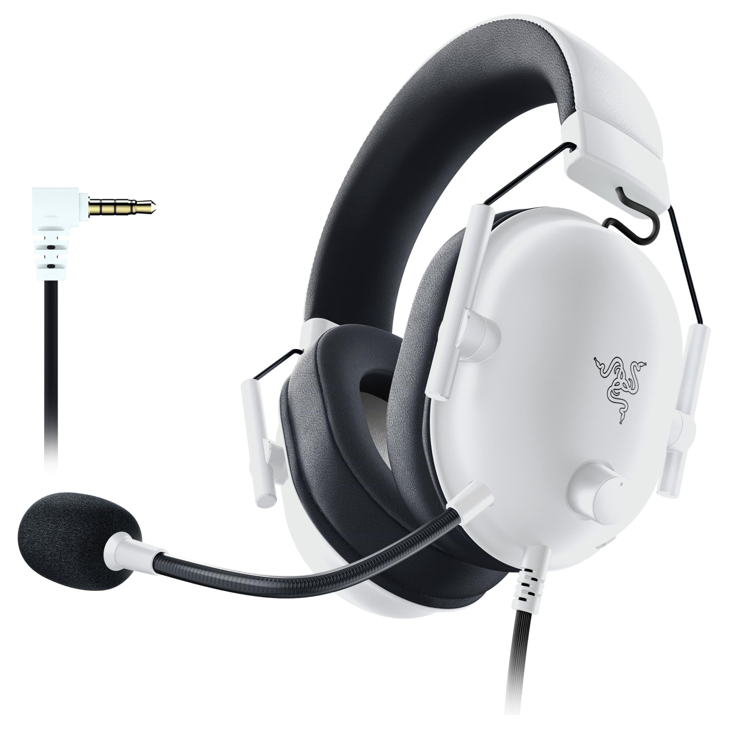 Razer BlackShark V2 X - Multiplatform Esports Gaming Headset (50mm Triforce Speakers, Advanced Passive Noise Cancellation, 7.1 Surround Sound, Cardioid Microphone) White - Image 1