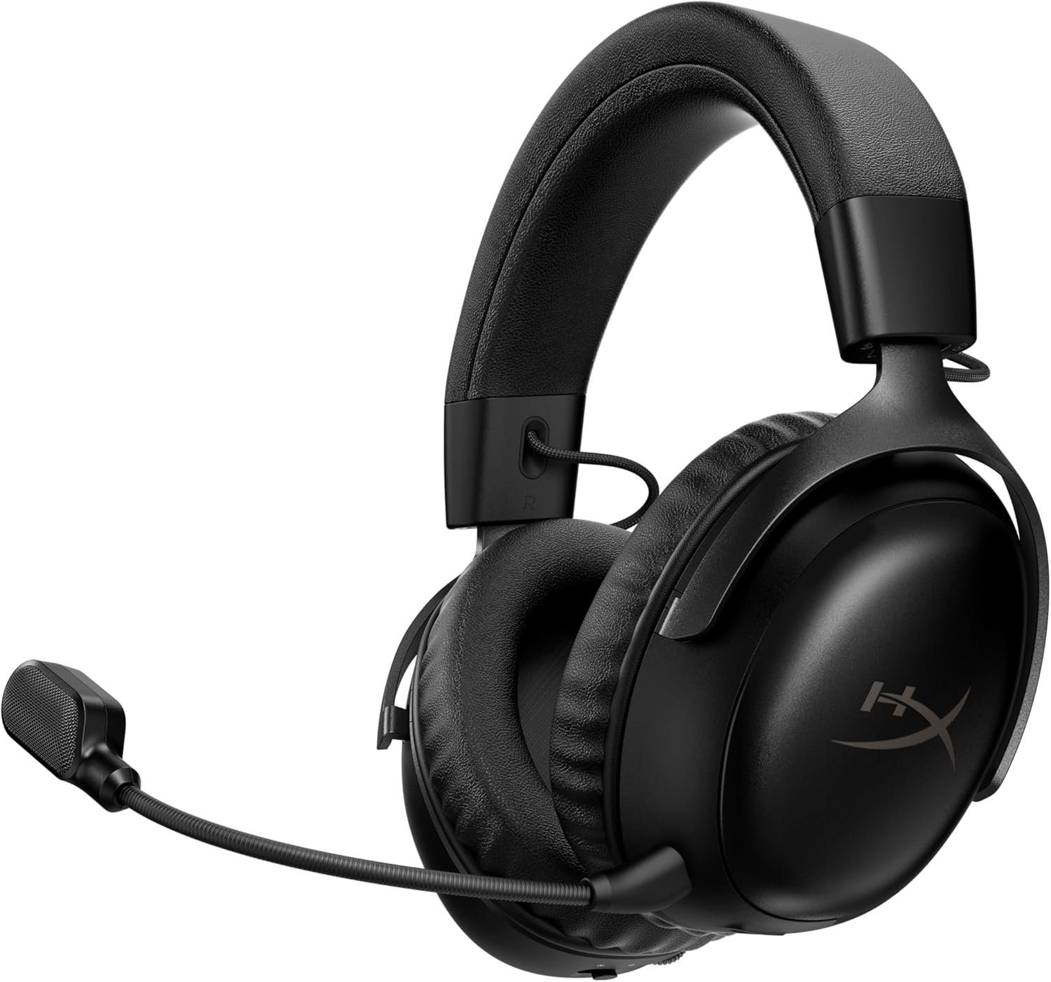 HyperX Cloud III S - Casque de Jeu sans Fil multiplateforme 2,4 GHz Bluetooth - Autonomie jusqu'à 120 Heures - 2,4 GHz - Pilote d'inclinaison de 53 mm - Microphone Amovible de 10 mm - Noir - Image 1