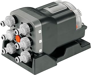 Gardena Sélecteur automatique : distributeur à 6 voies, fonctionnement facile, peu encombrant, utilisation flexible, idéal même pour basse pression d'eau, filetage mâle 3/4 Pouce (1197-20) - Image 1