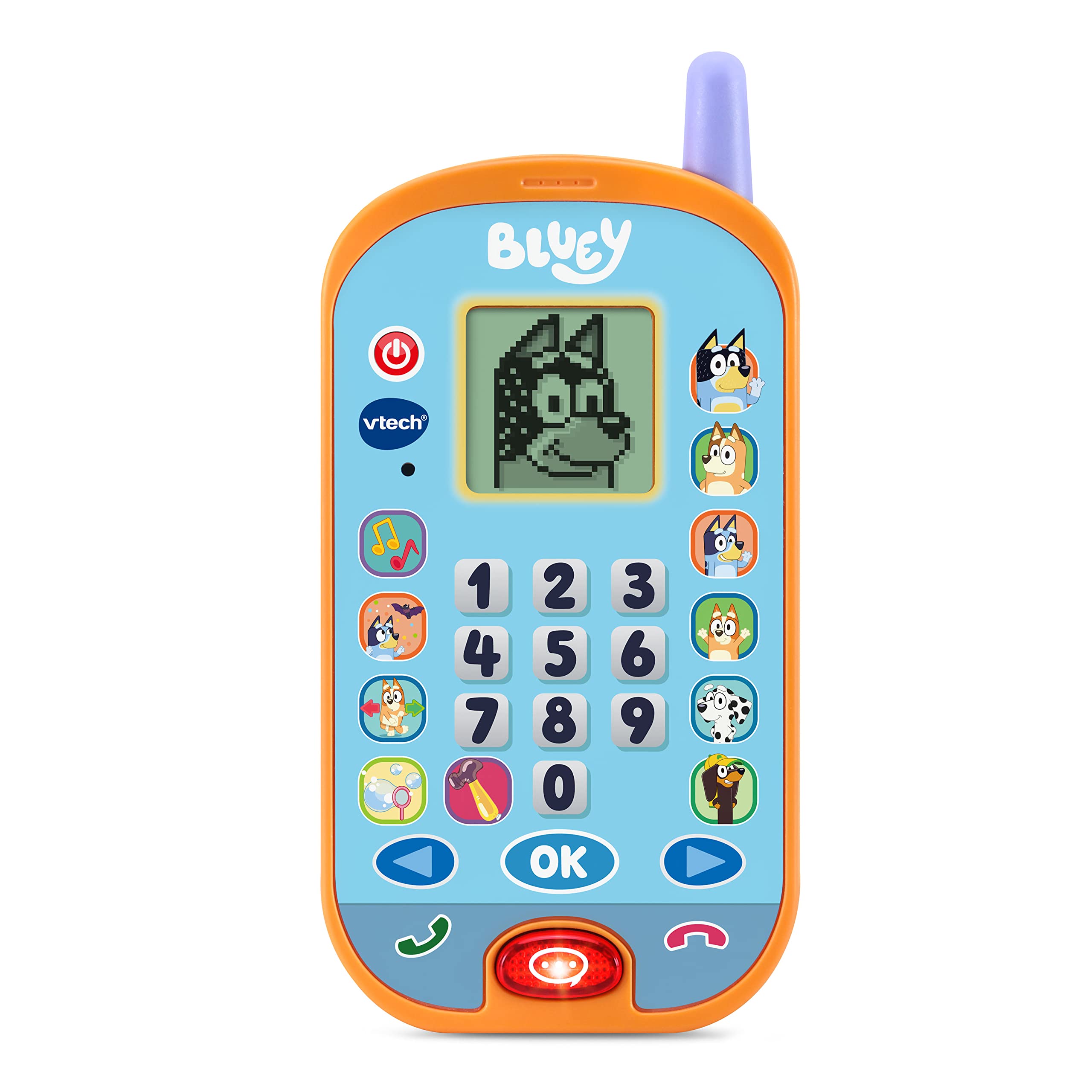 VTech - Bluey, Educational Smartphone, Children's Mobile Phone with Backlit Screen, 4 Games, Interactive Toy, Gift for Children from 3 to 7 Years - Image 1