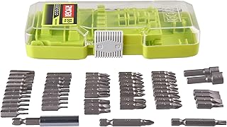 RYOBI - Coffret Embouts et Forets RAK55DK – 55 Pièces pour Vissage et Perçage, Multi-Matériaux – Boîte Compacte et Robuste Compatible Tous Outils - Image 1