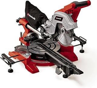 Einhell scie à onglet radiale TE-SM 8 L Dual (1 800 W, lame de Ø 216 mm, largeur de coupe 305 mm, profondeur de coupe 65 mm, laser marquant la ligne de coupe, tête de scie inclinable des deux côtés) - Image 1