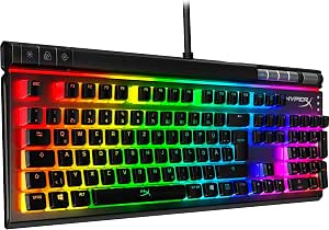 HyperX Alloy Elite 2 Mechanical Gaming Keyboard, Software-Controlled Lighting and Macro Adjustment, ABS Pudding Keys, Multimedia Control, RGB Backlight, Linear Switch, Red HyperX - Image 1