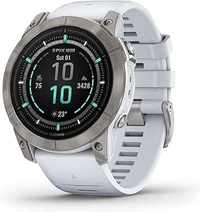Garmin epix Pro (Gen 2) Sapphire Edition, 51mm, High Performance Smart Watch, Advanced Drive Technology, Integrated Flashlight, Whitestone - Image 1