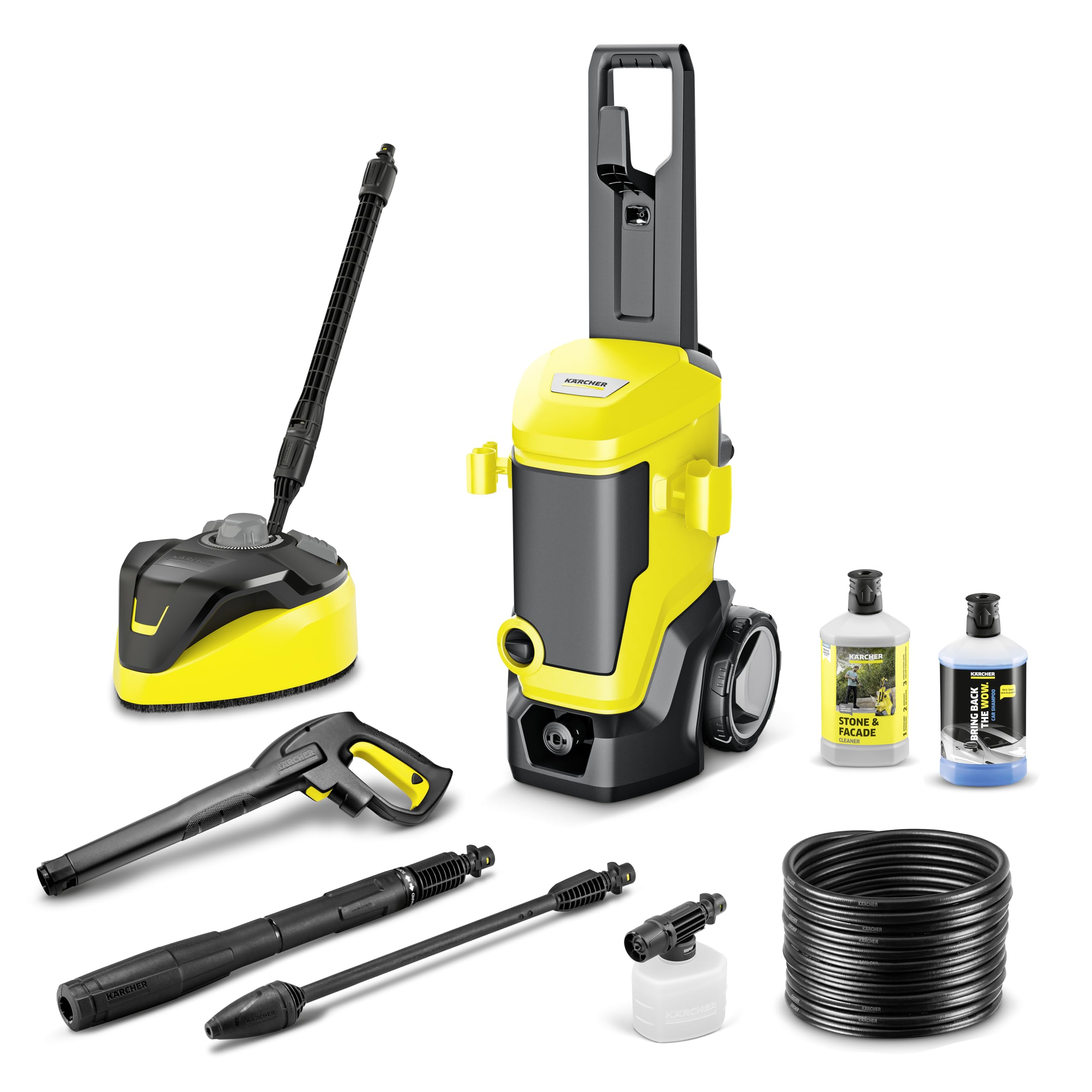 Kärcher K 7 WCM FJ Home pressure washer, max. pressure 180 bar, flow rate: 600 l/h, surface power: 60 m²/h, weight: 17.1 kg, HD gun, Vario Power jet hose, rotabuse and nozzle - Image 1