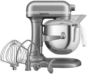 KitchenAid HEAVY DUTY LIFTING BOWL PASTRY ROBOT 6.6L - SILVER GREY 5KSM70JPXECU - Image 1
