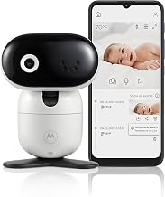 PIP1010 Wifi Babycamera – Panoramic, Tilt, Zoom, Night Vision – Wall Mount Incl. – Motorola Nursery App 24hrs Cloud Inc. – Room Temperature, Talkiewalkie - Image 1