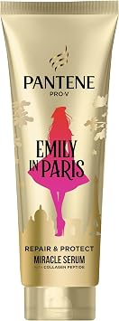 Pantene x Emily in Paris Repair & Protect Serum Conditioner 220ml Limited Edition Revitalizes Damaged Hair Enriched with Pro-V Nutrients and Collagen Peptides - Image 1