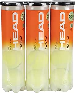 Head Radical Tennis Balls - Boxes of 4 Balls - Pack of 3 - Image 1