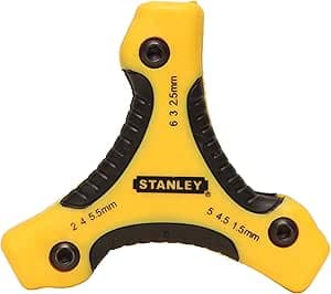 Stanley 95-935 9 Pieces Foldable Hex Wrench Set, Metric