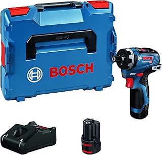 Bosch Professional 12V System perceuse-visseuse sans-fil GSR 12V-35 HX (avec 2 batteries GBA 12V 3.0Ah, chargeur rapide GAL 12V-40, 2 calages L-BOXX, 1 clip de ceinture, 1 porte-embout, L-BOXX) - Image 1