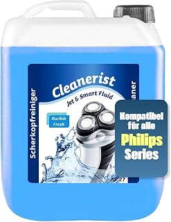 Liquide de nettoyage Jet & Smart Fluid de rechange compatible avec les rasoirs Philips 5000/7000/8000/9000 5 l - Image 1