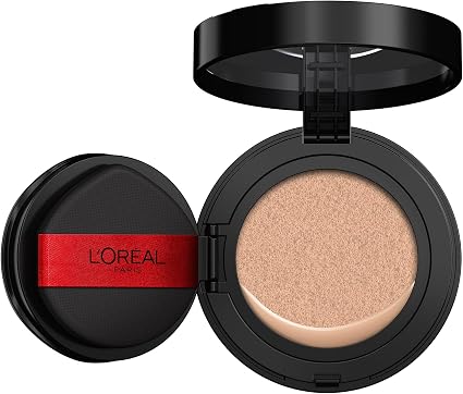 L'Oréal Paris Air Wear Cushion Foundation 24H High Coverage Undetectable Transfer Free All Skin Types Shade 140 - Image 1
