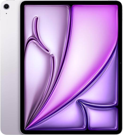 Apple iPad Air 13 Inch with M3 Chip: Apple Intelligence, Liquid Retina Display, 512GB, 12MP Front/Rear Cameras, Wi-Fi 6E, Touch ID, One Day Battery Life - Purple - Image 1