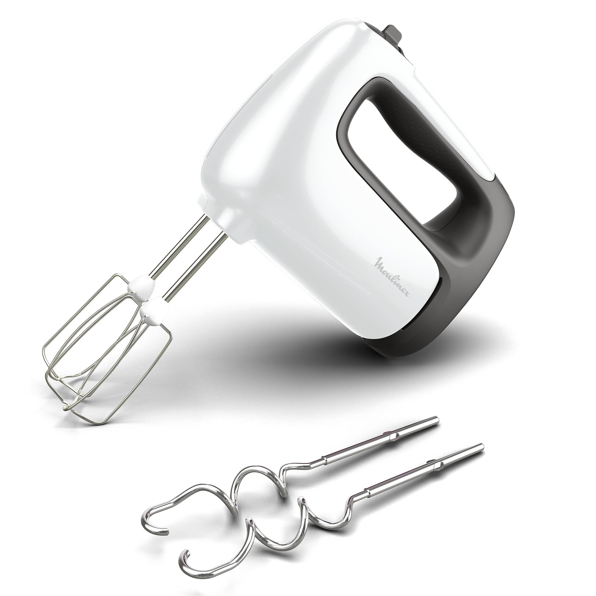 Moulinex Prep'Mix+ HM460110 Electric Mixer, 500 W, 5 Speed, Turbo Adjustment, 2 Whisks + 2 Stainless Steel Kneaders, Ideal for Light and Thick Prep'Mix+ - Image 1