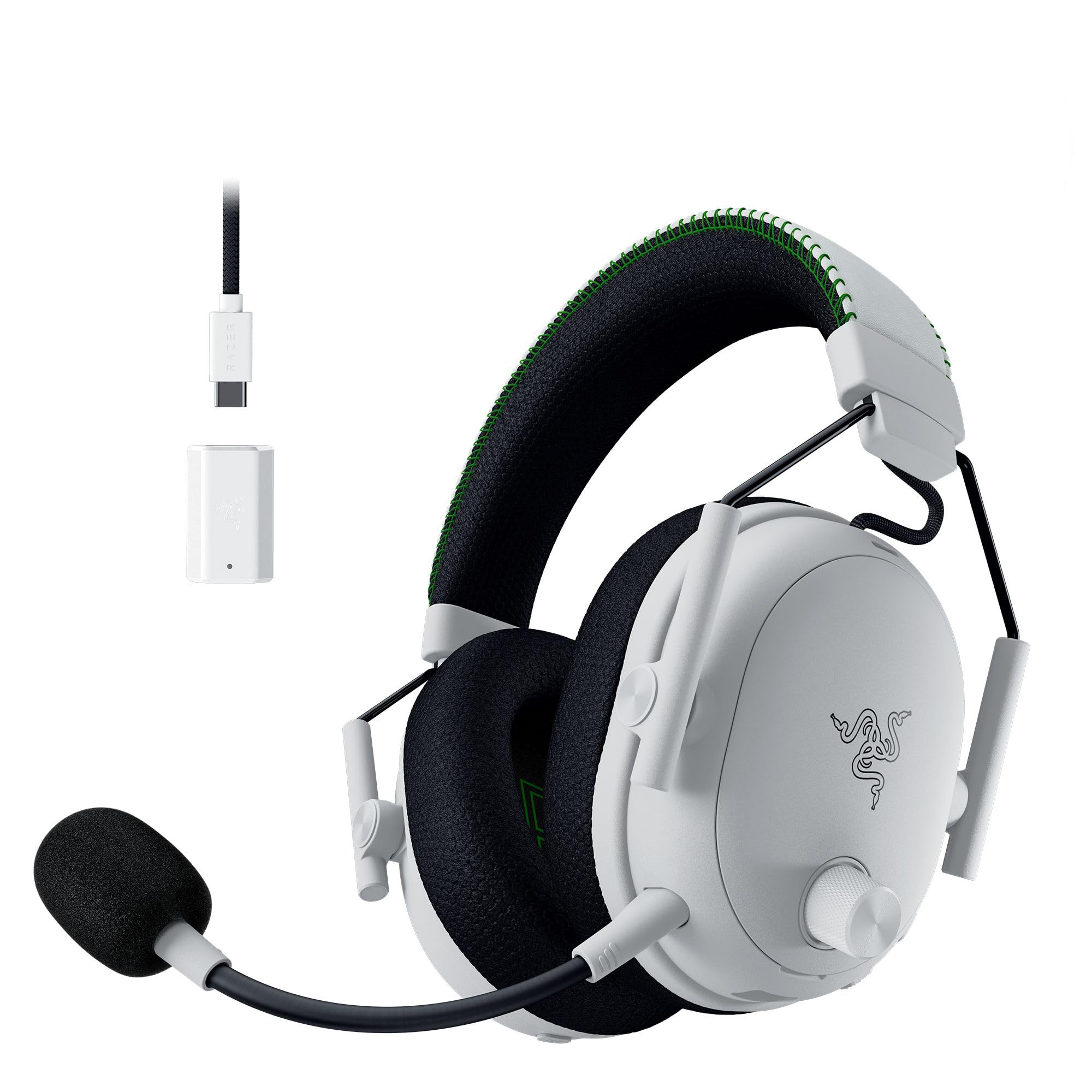 Razer BlackShark V3 Pro Xbox S|X - Wireless eSports Headset with ANC - Active Noise Cancelling - Triforce 50mm Speakers - HyperSpeed 2.4GHz & Bluetooth - Game/Chat Balance - Xbox/PC | White - Image 1