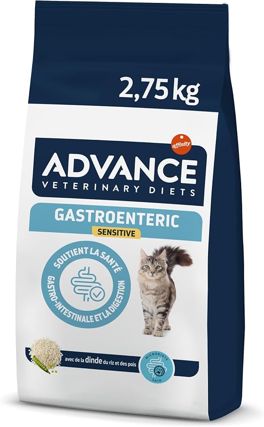 Advance Veterinary Diets Gastroenteric Sensitive, Dry Food for Cats with Gastrointestinal Disorders, 2.75 kg - Image 1