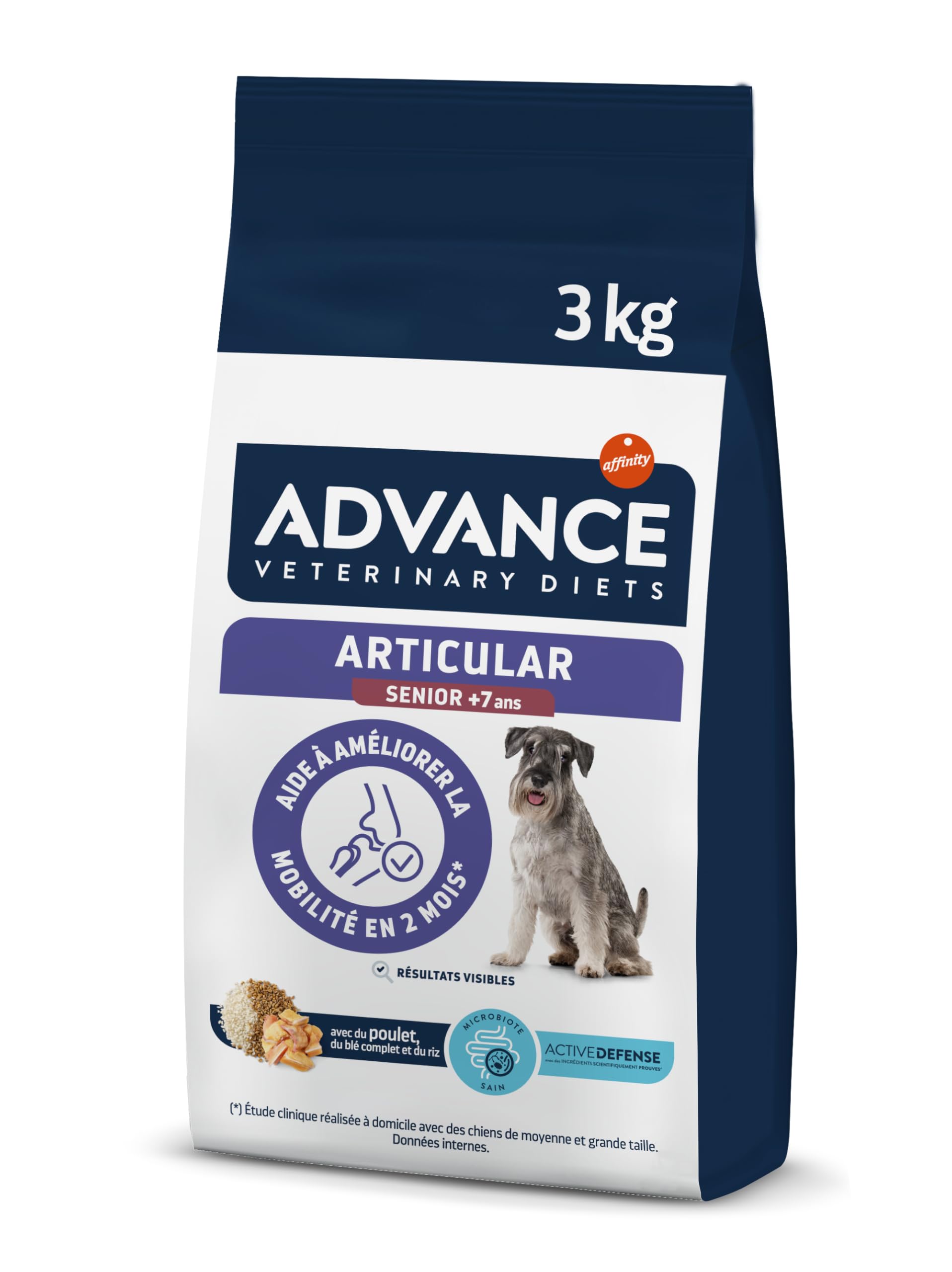 Advance Veterinary Diets Articular Care Senior - Dry Food for Senior Dogs with Joint Problems - 3 kg - Image 1