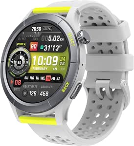 Amazfit Cheetah 47mm Running Smart Watch with Dual Band GPS, Route Navigation and Offline Maps Heart Rate Monitor, Built-in Alexa, 14 Day Tutonomy - Image 1