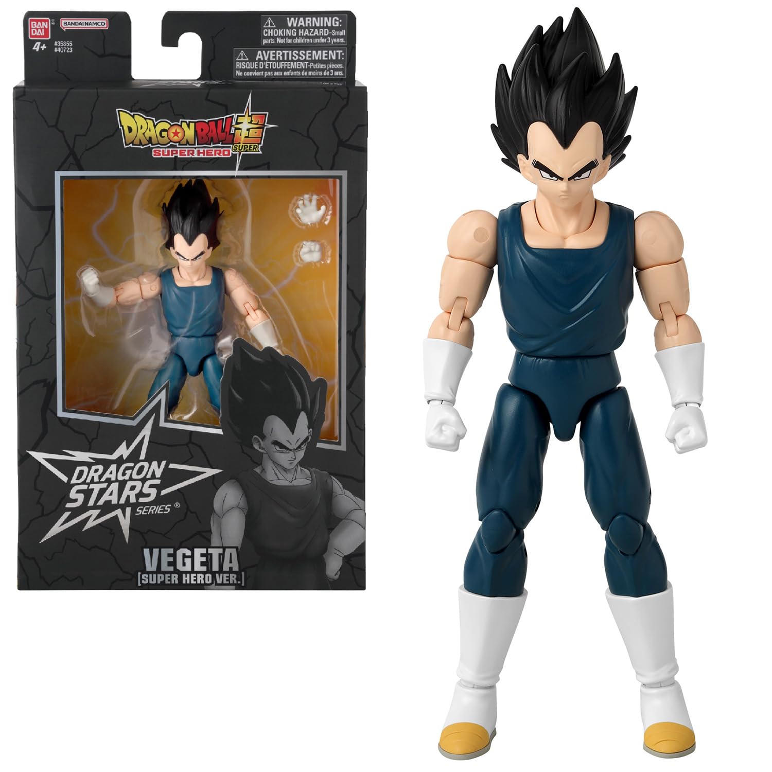 BANDAI - Dragon Ball Super Hero - Dragon Star Figure 17 cm - Vegeta - Officially Licensed Dragon Ball - Vegeta Articulated Figure - Toy for Children 4+ - 40723 - Image 1