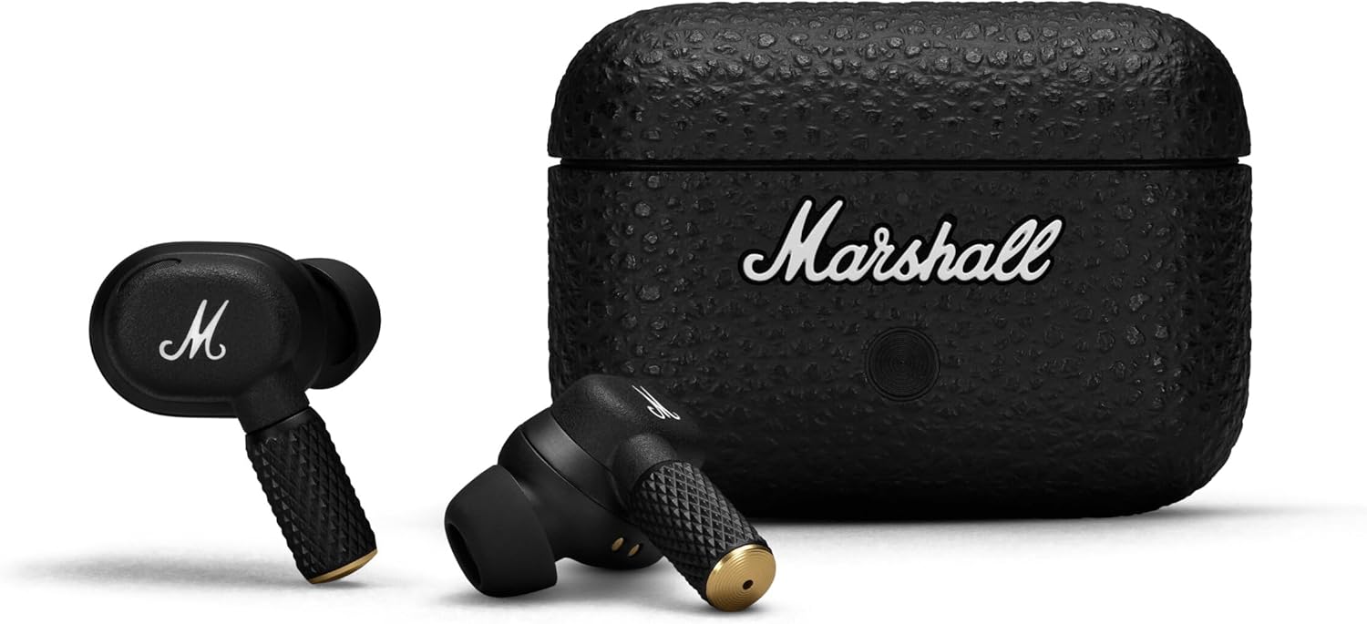 Marshall Motif II ANC - Écouteurs Bluetooth à Réduction de Bruit Active sans Fil, Écouteurs, 30 Heures d'Autonomie - Noir - Image 1