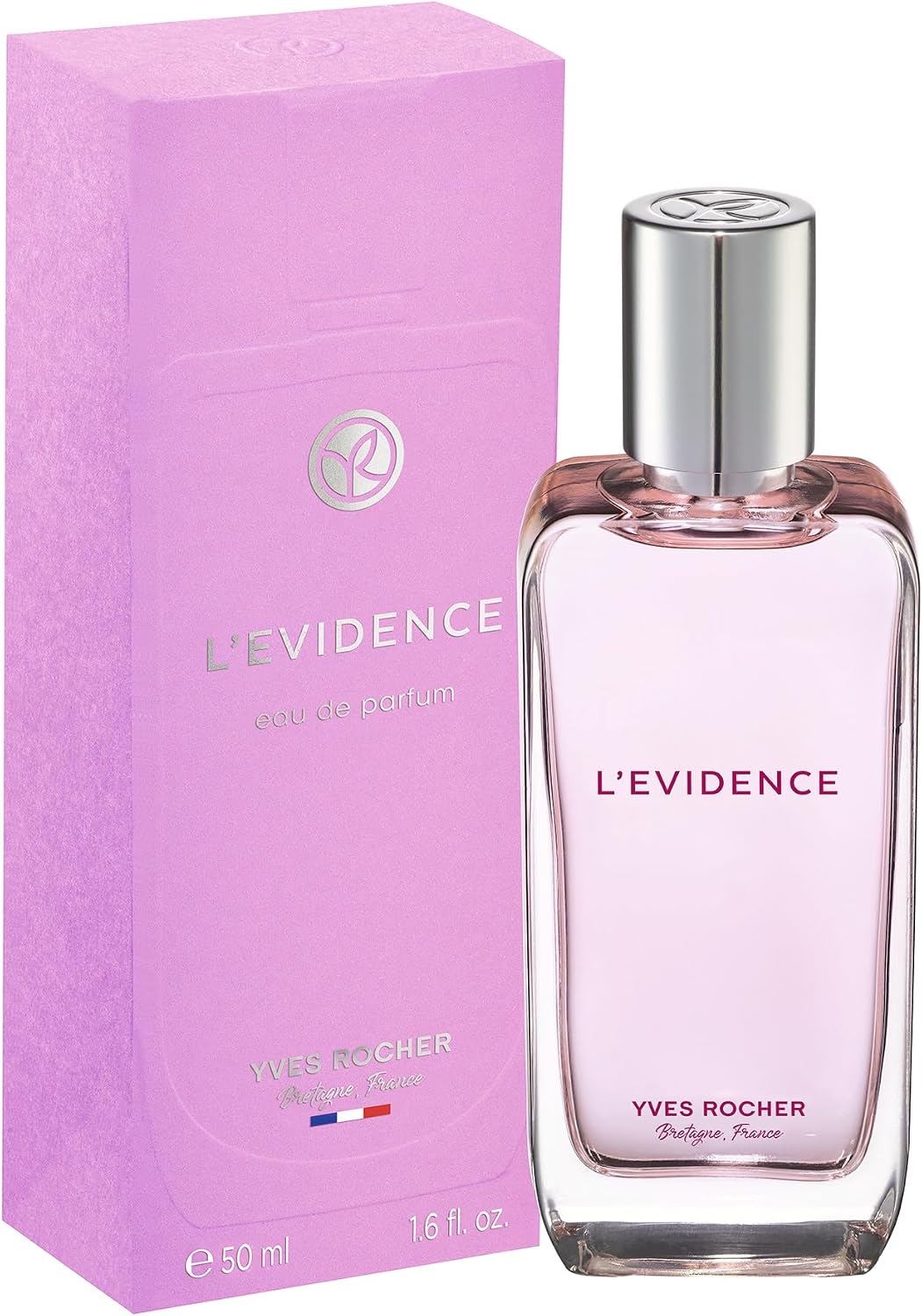 Yves Rocher L'EVIDENCE - Eau de Parfum Femme - Parfum Chypré doux, frais et floral avec magnolia, pêche et patchouli - Parfum élégant et longue durée - 50 ml - Image 1