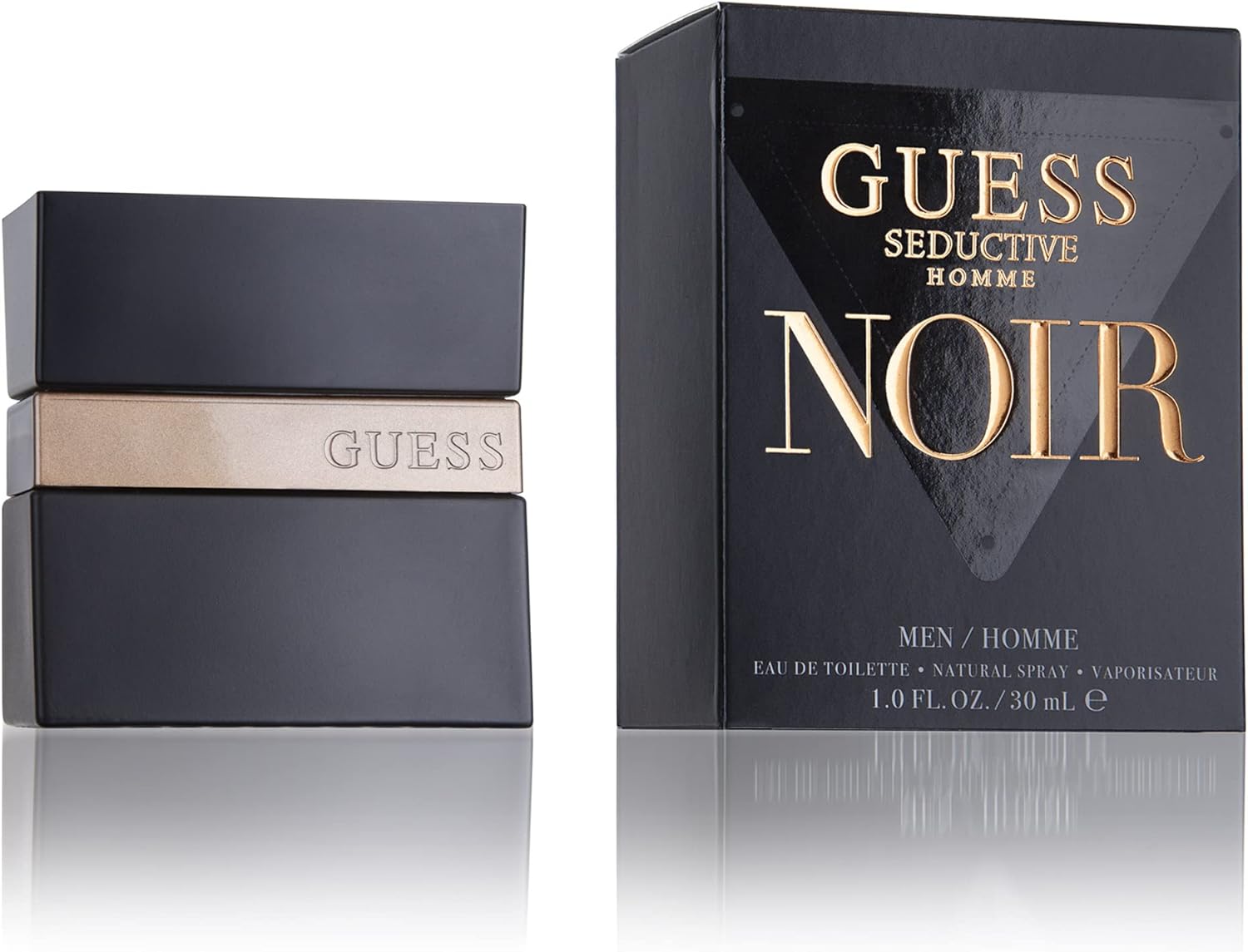 Guess Seductive Noir, Eau de Toilette, Parfum Homme, Oriental Fougère Épicé, Parfum Sensuel Longue Durée - Image 1