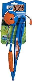 Chuckit! Lanceur de Balle pour Chien à rapporter et Lancer en Mains Libres, Jouet de Voyage Pratique avec Balle en Caoutchouc