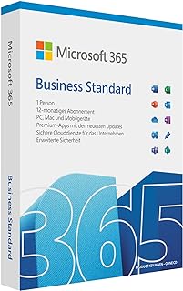 365 Business Standard | 12 Monate, 1 Nutzer | Word, Excel, PowerPoint, Outlook | 5 PCs/Macs, 5 Tablets und 5 Mobile Geräte | Box - Image 1