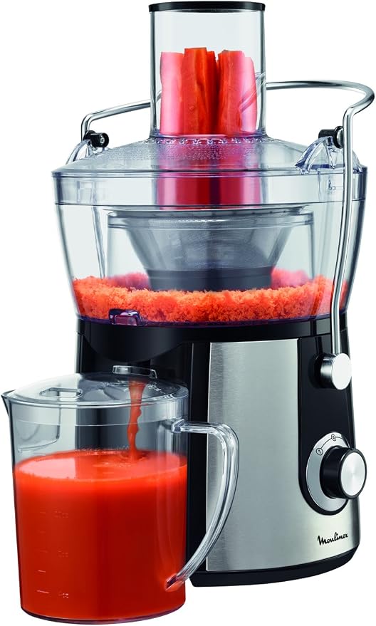 Moulinex - Moulinex Juice Express Liquidiser 0.8 L 800 W Stainless Steel Black - S0416131 - Image 1