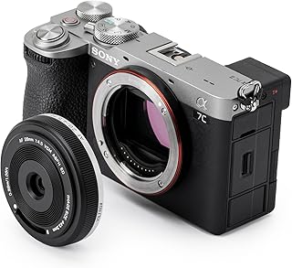 VILTROX 28mm f4.5 Pancake Lens for Sony E, Auto Focus 28mm f4.5 FE Chips-Size Ultra-Thin Full Frame Lens for Sony E Mount - Image 1