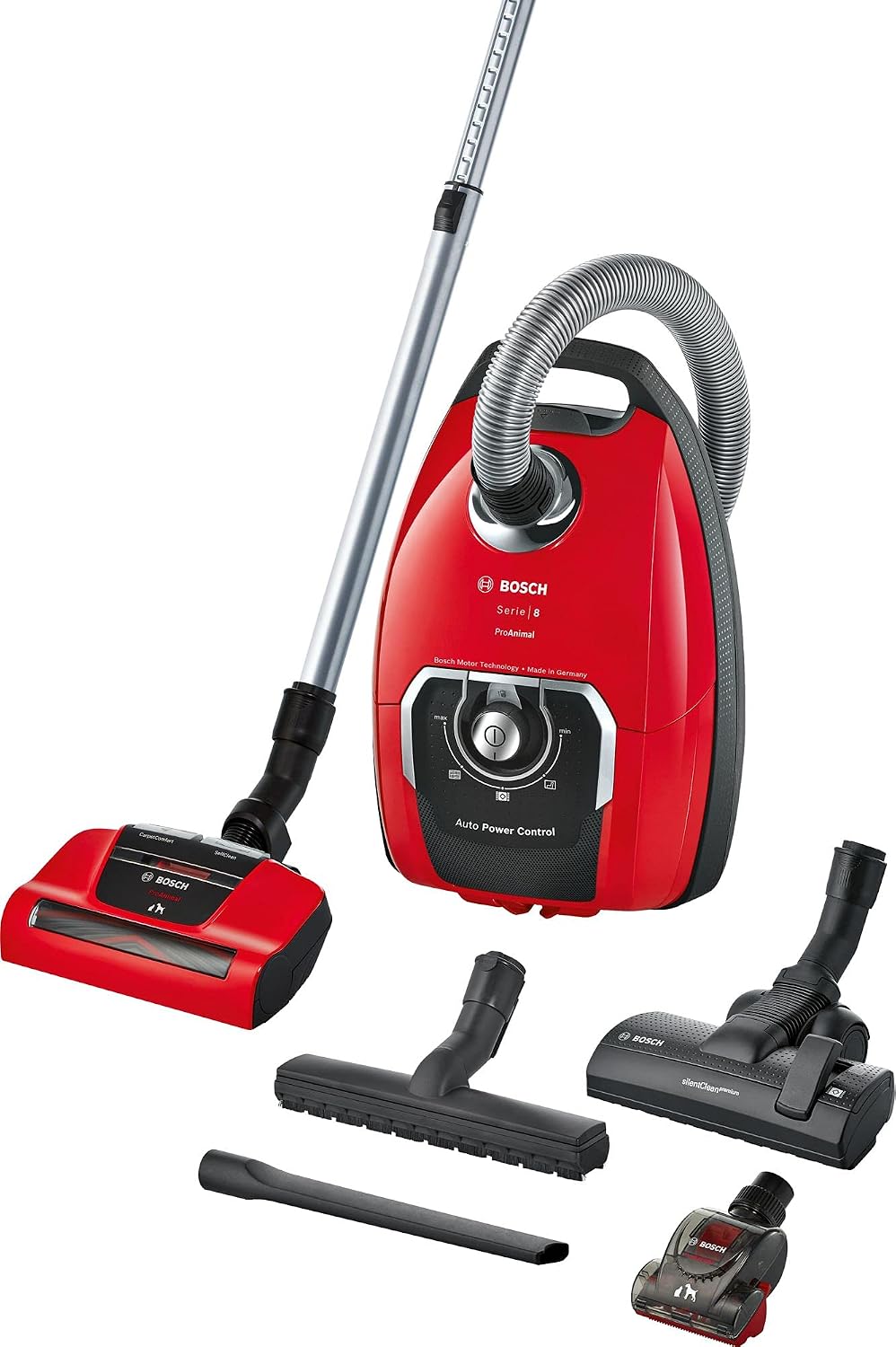Robot Vacuum Cleaner with Bag BOSCH GL80 ProAnimal Red - BOSCH BGB8PET1 - 650 Watt - 74 dB - Capacity: 5 L - Image 1