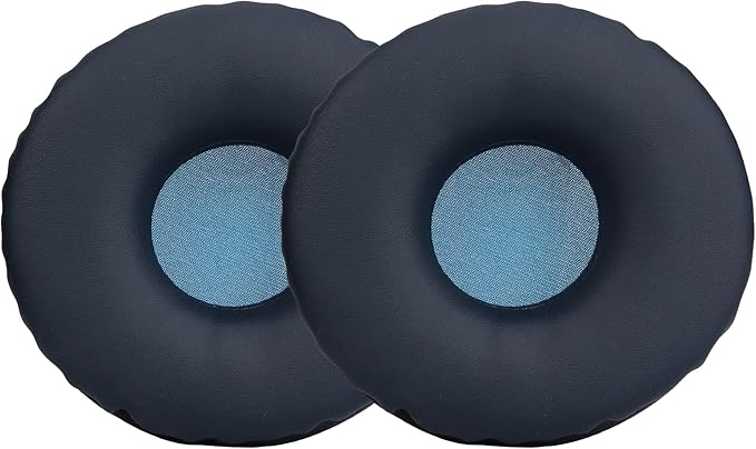 kwmobile 2 x Ear Pads Compatible with Sony WH-XB700 Foam Ear Pads for Headphones Dark Blue - Image 1