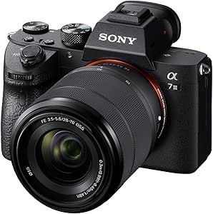 Sony Alpha 7 III | Full Format Hybrid Digital Camera Kit with FE 28-70mm f/3.5-5.6 OSS Zoom Lens (AF in 0.02s, 5-Axis Internal Stabilization, 4K HLG, High Capacity Battery) - Image 1