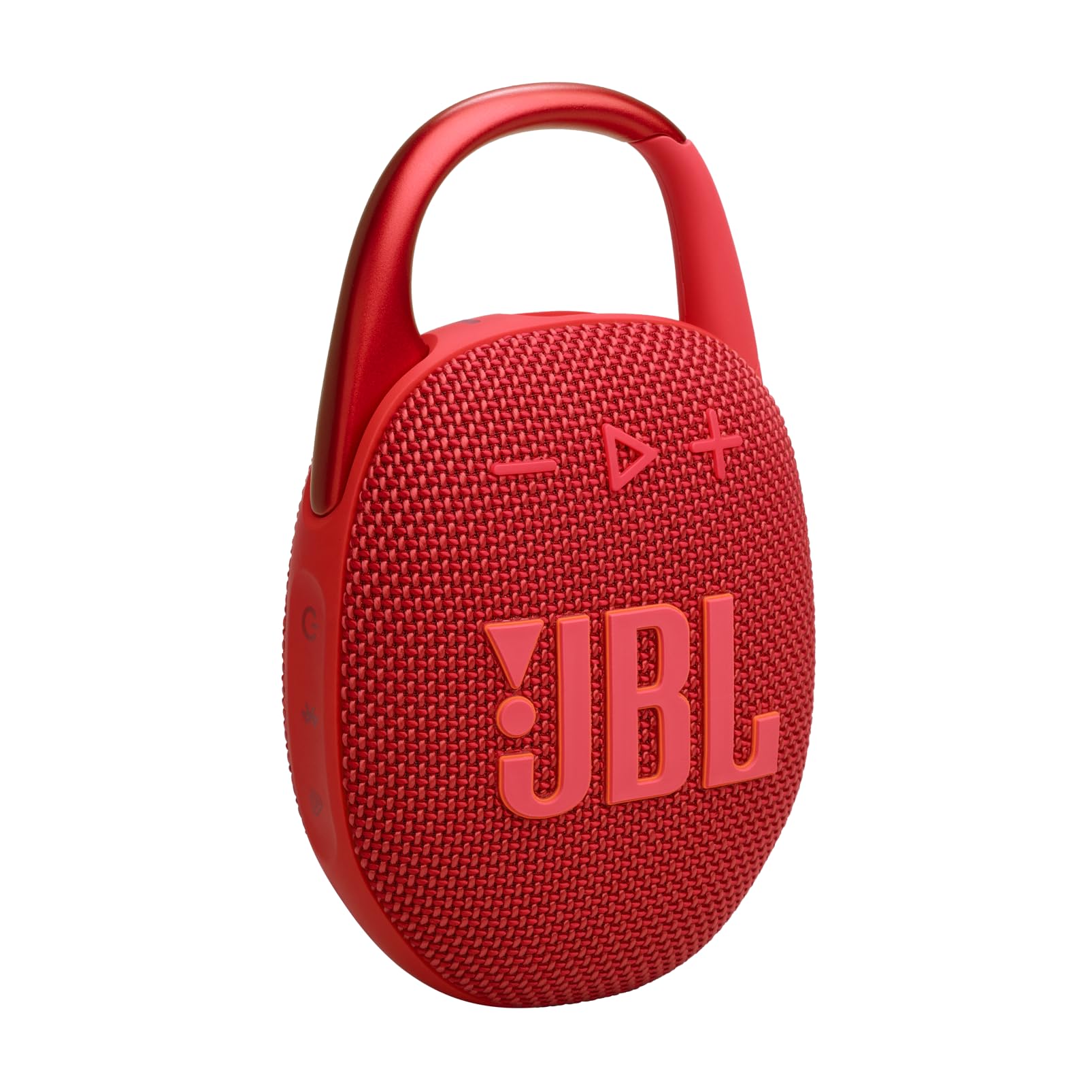 JBL Clip 5, Ultra-Portable Bluetooth Speaker, Built-in Carabiner, JBL Pro Sound, Punchy Bass, 12 Hours Playtime Boost Function, IP67 Water and Dust-Proof, Red - Image 1