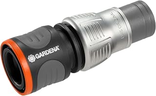 Raccord d'arrosage de tuyau Premium 13 mm (1/2'') - 15 mm (5/8 Pouce) de Gardena : adaptateur pour robinets, résistant au gel (18255-20) - Image 1