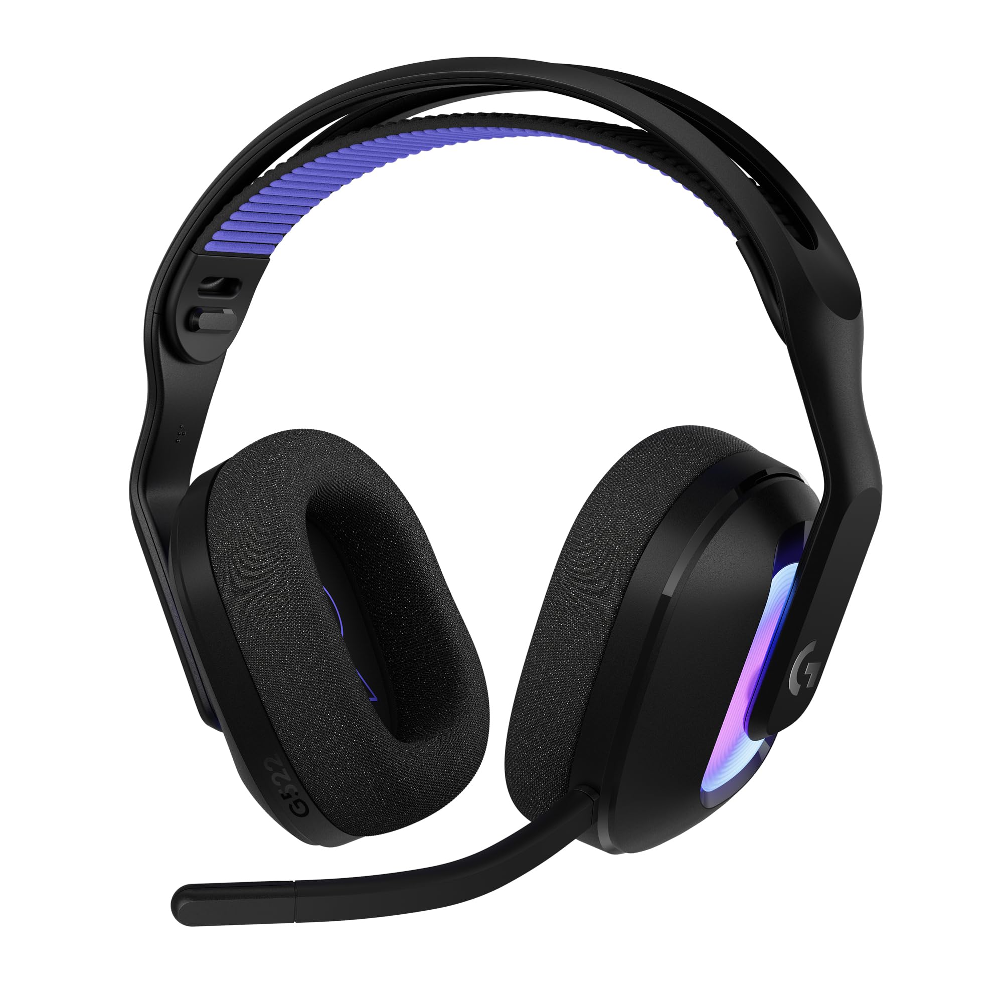 Logitech G G522 LIGHTSPEED Wireless Gaming Headset, LIGHTSYNC RGB, Full Mic Bandwidth & Advanced Synchronized Audio, Triple Connectivity - LIGHTSPEED, Bluetooth, USB-A to USB-C for PC - Black - Image 1