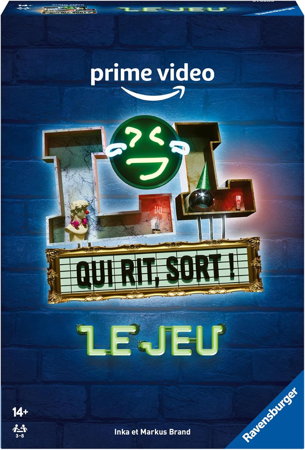 Ravensburger - LOL : Qui Rit, Sort ! - Jeu de Société Adulte et Ados Dès 14 Ans - Jeu d'Ambiance en Famille ou Entre Amis - 3 à 8 Joueurs - Version française - 27587 - Image 1