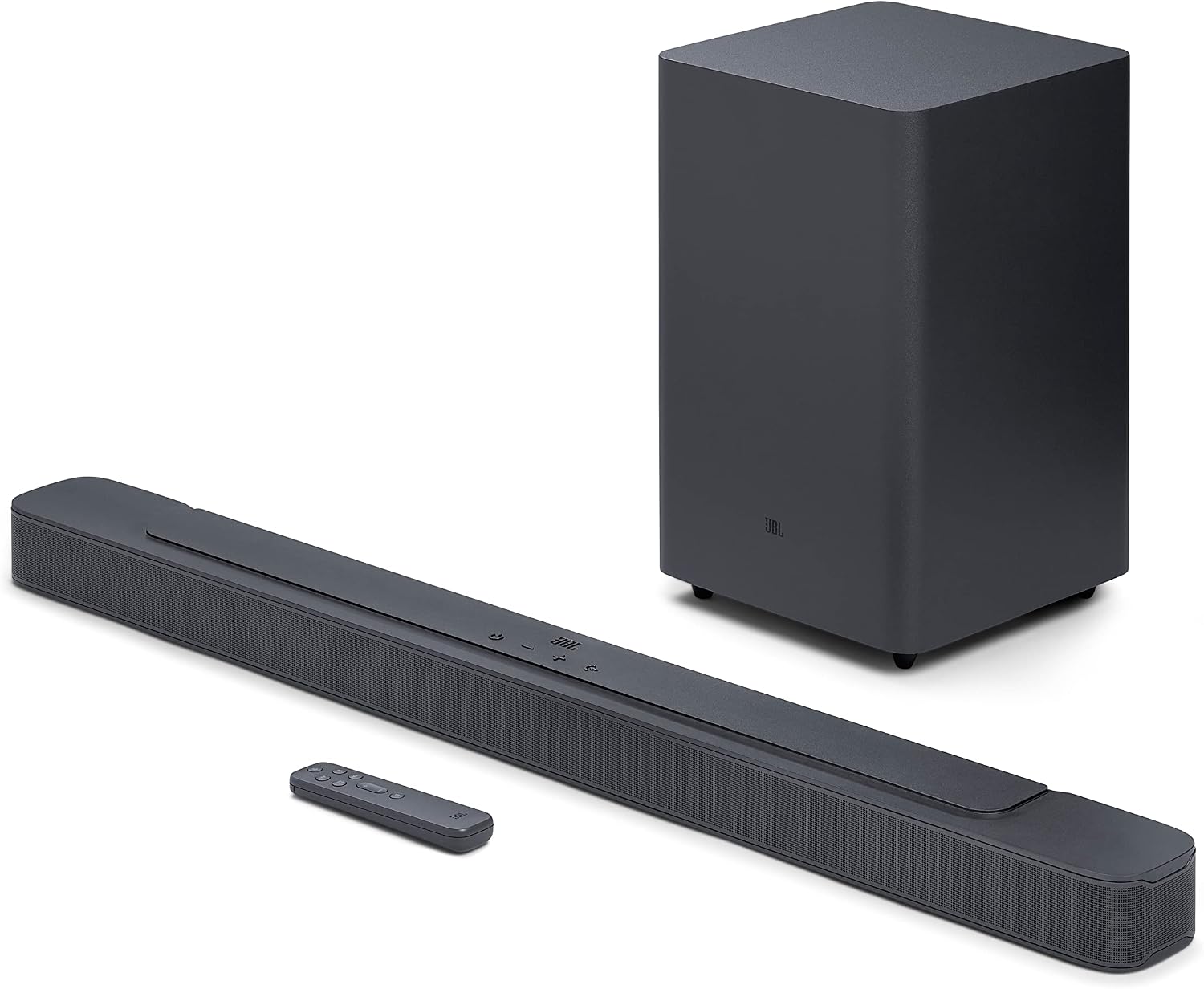 JBL SoundBar 2.1 Deep Bass MK2, Barre de Son pour Télévision pour Système Audio de Divertissement, Design Compact avec JBL Surround Sound, Noir - Image 1