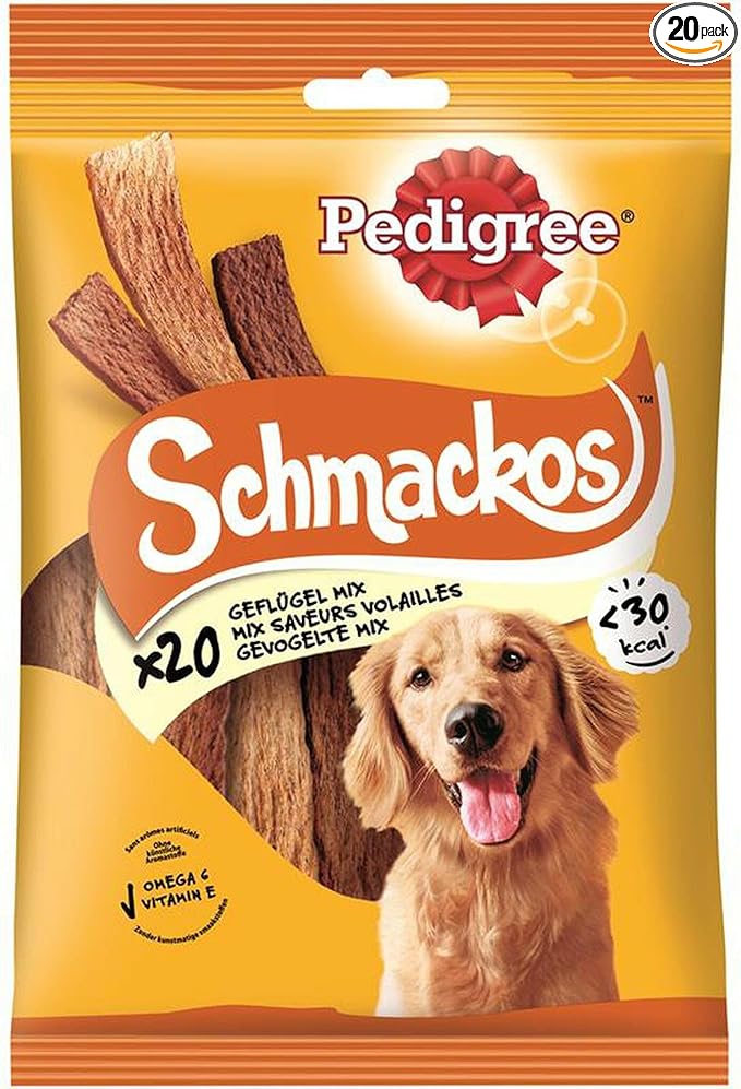 Mars Dog pedigree Snack Schmackos Geflügel Mix 20 Pieces (Menge: 9 Je Bestelleinheit) - Image 1