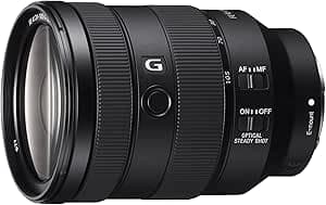 Sony SEL24105G - Standard 24-105mm F4 G OSS Zoom Constant Aperture Stabilizer Compact and Lightweight Perfect for Travel & Everyday Compatible A7 ZV-E10 A6400 A6700