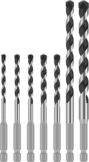 Bosch 7x Coffret de forets PRO HEX-5 (pour Pierre dure, Béton, Ø 4,0, 5,0, 5,0, 6,0, 6,0, 8,0, 10,0 mm, Professional Accessoire Perceuse) - Image 1