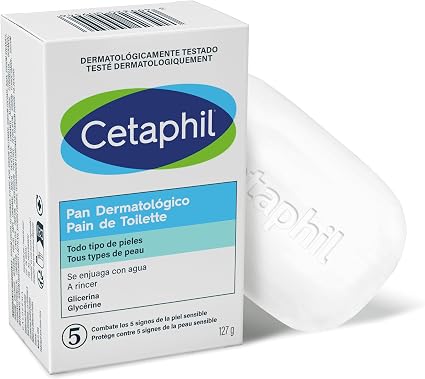 Cetaphil Toilet Loaf, 127 g, Body soap, for all skin types, face & body, Solid soap to replace shower gel. - Image 1