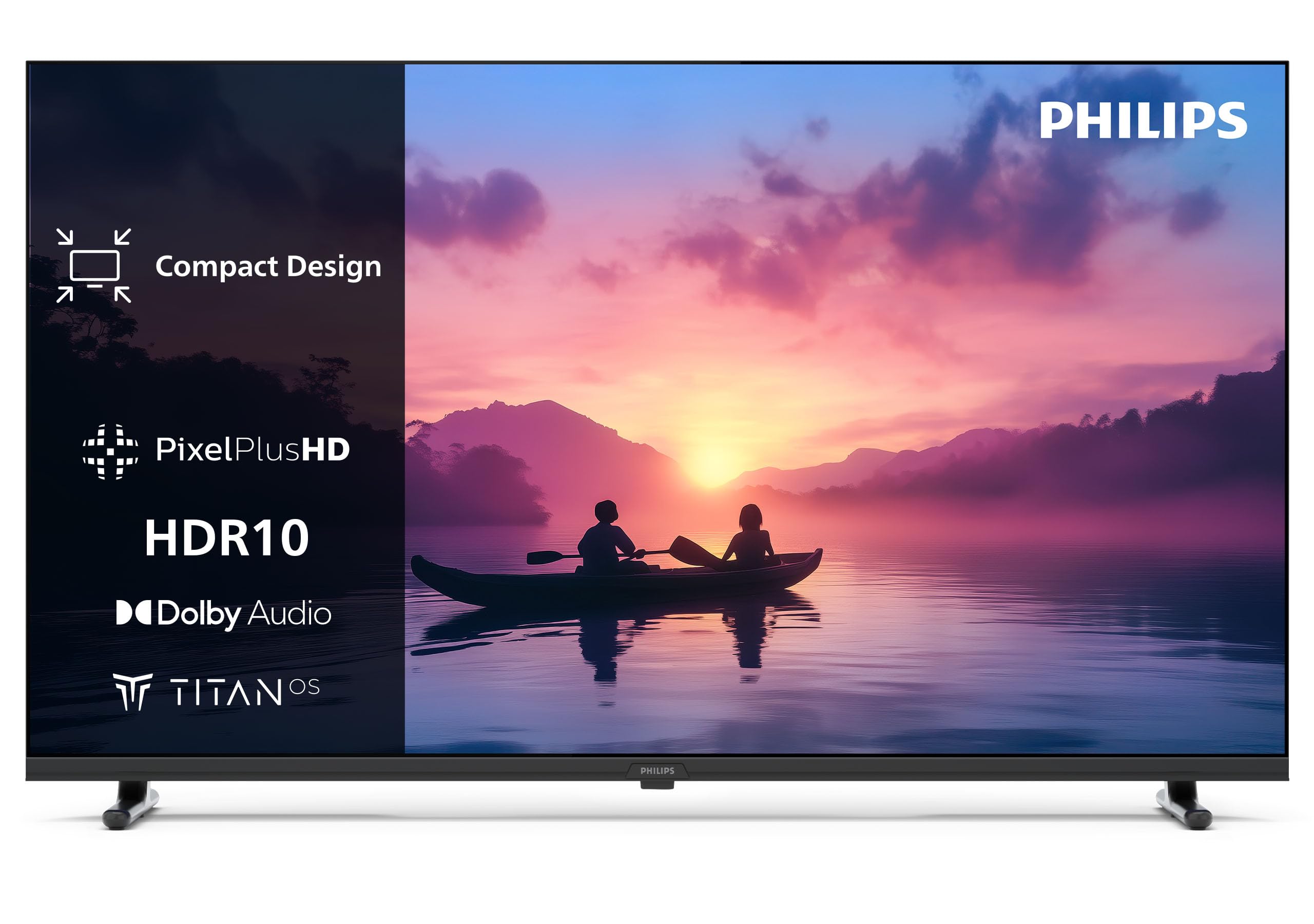 Philips. Marque Philips reconnue pour sa qualité. Téléviseur haute définition. Écran grande taille. Expérience visuelle premium. - Image 1